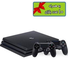 تصویر کنسول بازی سونی PS4 Pro | حافظه 1 ترابایت + 1 دسته اضافه ا PlayStation 4 pro 1TB + 1 Extra controller PlayStation 4 pro 1TB + 1 Extra controller