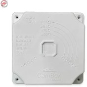 تصویر کمباکس پایه دوربین 13×13 رزوه دار سهند جعبه پایه دوربین کمباکس 13×13 عمق 45 رزوه دار سهند کم باکس Cam Box