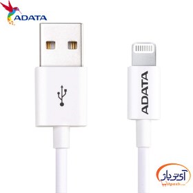 تصویر کابل تبدیل USB به لایتنینگ ای دیتا مدل Sync And Charge طول 1 متر Adata Sync And Charge USB To Lightning Cable 1m