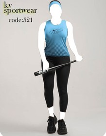 تصویر ست تاپ و لگ ورزشی زنانه NIKE کد 0010 NIKE womens sports top and leg set code 0010