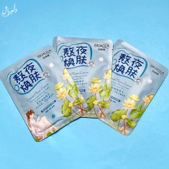 تصویر ماسک ورقه ای صورت نیلوفر آبی بیوآکوا Bioaqua Water Lily Moist Mask