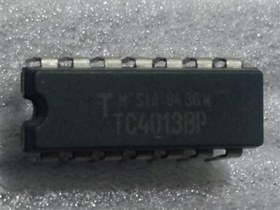 تصویر آی سی 4013 CMOS  CD4013 TC4013 قدیمی اصل 