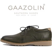 تصویر کفش جنوبی گازولین یشمی شبرو – GAAZOLIN Southern Shoes Dreep Green W 