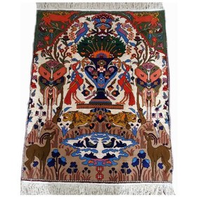 تصویر تابلو فرش طرح سنتی – دستباف – کد 5/8 