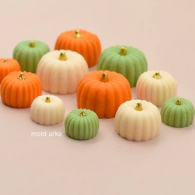 تصویر قالب سیلیکونی کدو مینیاتوری کد۱ (۳سایز) قالب سیلیکونی کدو مینیاتوری