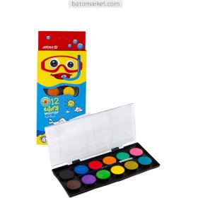 تصویر آبرنگ 12 رنگ آریا کد5009 