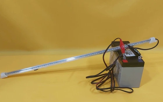 خرید و قیمت چراغ lED خطی 12 ولت 50 سانتیمتری مگنت دار رنگ نور مهتابی ...