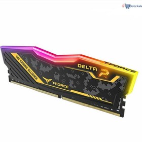 تصویر رم کامپیوتر DDR4 تک کاناله 3200 مگاهرتز CL16 تیم گروپ مدل DELTA TUF ظرفیت 16 گیگابایت ا DELTA TUF Gaming Alliance RGB 16G DDR4 CL16 3200MHZ SINGLE CHANNEL DELTA TUF Gaming Alliance RGB 16G DDR4 CL16 3200MHZ SINGLE CHANNEL