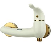 تصویر شیر توالت اکتاو راسان - شیری طلایی RASSAN OKTAV TOILET MIXER