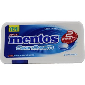 تصویر قرص خوشبو کننده دهان بدون شکر منتوس با طعم نعنا 21 گرم Mentos 01652