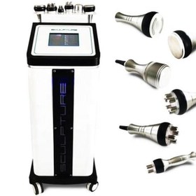 تصویر دستگاه لاغری ار اف ایستاده 8 گیم صورت و بدن با 6 هندپیس Enzo Italy CAVITATION + VACUUM + LASTER MULTIPOLE RF + LASER