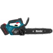 تصویر اره زنجیری شارژی رونیکس براشلس 40 ولت 30 سانتی متری 8923 