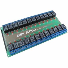 تصویر رله 5 ولت 24 کاناله 