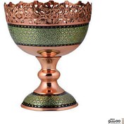 تصویر آجیل خوری مس و خاتم آقاجانی ارتفاع 20 