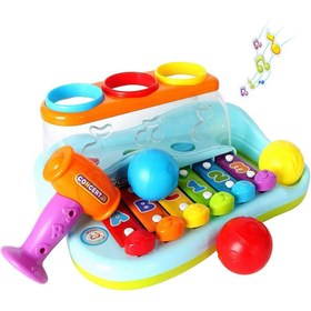 تصویر اسباب بازی کیبورد آموزشی زیلوفون کودک هولی تویز- XYLOPHONE HOLA TOYS 