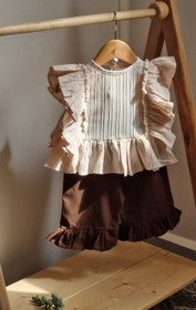 تصویر شومیز شلوارک شاپرک 