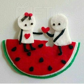 تصویر هدیه یلدایی نمدی 