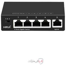 تصویر HR-SWG1050 سوییچ اچ آر یو آی HR901-AF-821GNS 8-port PoE HR switch