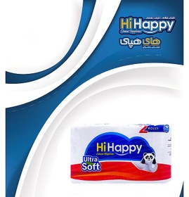 تصویر دستمال توالت 4 لایه 2رول های هپی (24 عدد) 