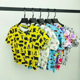 تصویر ست کراپ شورت 