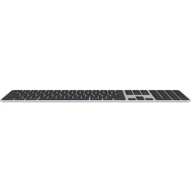 تصویر کیبورد بی سیم اپل مدل Magic Keyboard USB-C 2024 Black MXK83 With Numeric+Touch ID Magic Keyboard USB-C 2024 Black MXK83 With Numeric keypad and Touch ID