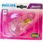 تصویر لامپ ۴۰ وات ۲۲۰ ولت مخصوص فر برند فیلیپس با سرپیچ E14 