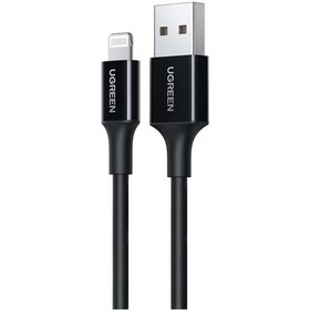 تصویر کابل لایتنینگ به USB یوگرین US155 مدل 80822 طول 1 متر UGREEN US155 80822 Lightning To USB Cable 1M