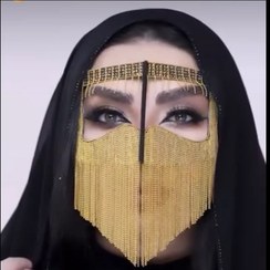 تصویر برقع پرکار تمام زنجیری 