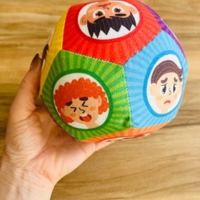 تصویر توپ پارچه ای آموزش احساسات 