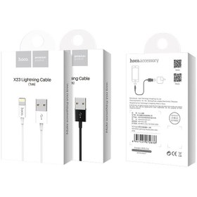 تصویر کابل تبدیل USB به لایتنینگ هوکو Hoco X23 usb to lightning Cable 