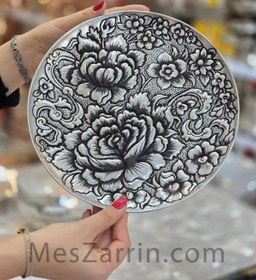 تصویر دیوارکوب مسی گل رز 