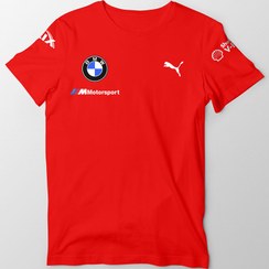 تصویر تیشرت قرمز اتوموبیل رانی 