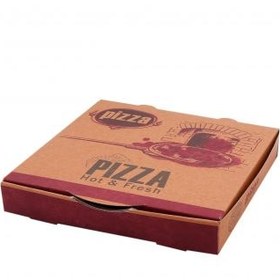 تصویر جعبه پیتزا یکنفره سایز۲۶ بسته ۲۰۰ عددی 