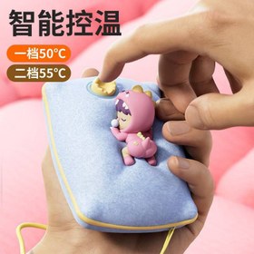 تصویر گرم کن دست و شکم فانتزی - سفید 