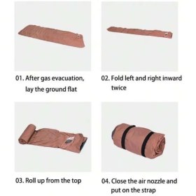 تصویر زیرانداز بادی بلک دیر مدل BAP-860 سایز 193x69 سانتی متر 