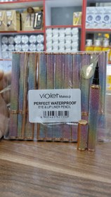 تصویر ویولت خط چشم ماژیکی 