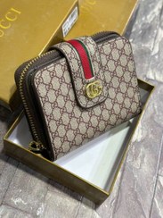 تصویر کیف پول جا کارتی برند گوجی فوق العاده عالی ( فول پک ) 