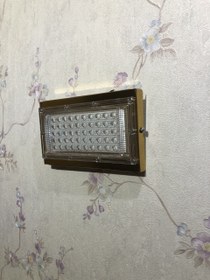 تصویر براکت 50wمهتابی دیواری لنز دار ( بدنه طلایی براق) نور مهتابی ا Norino Pars 50 watt LED wall bracket Norino Pars 50 watt LED wall bracket
