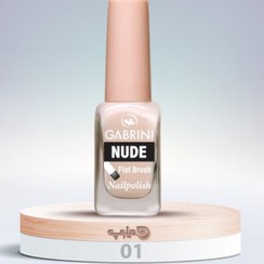 تصویر لاک نود گابرینی شماره 01 Gabrini Nude Nailpolish 