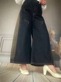 تصویر شلوار جین شافل 