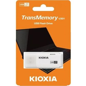 تصویر فلش مموری کیوکسیا مدل U301 ظرفیت 32 گیگابایت ا flash memory kioxia usb 3.2 32gig u301 flash memory kioxia usb 3.2 32gig u301
