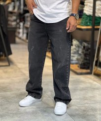 تصویر شلوار نیم بگ مردانه ذغالی کد ۲۵۷۸ 