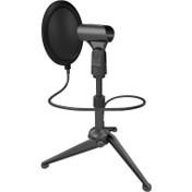 تصویر سه پایه میکروفون رومیزی پاپ فیلتر دار یانمای مدل ST5 YANMAI ST-5 POP-FILTER SHOCKPROOF TRIPOD