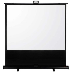 تصویر پرده نمایش یا پرده پروژکتور | برقی | معادل ۱۵۰ × ۲۶۶ سانتیمتر | برابر ۱۲۰ اینچ واید| از کف بازشو پارچه سفید رنگ – FC-FHMF120 WW5 – گرندویو Grandview 
