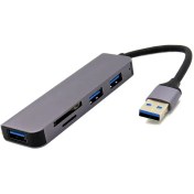 تصویر هاب COMBO USB 3.0 مدل 5IN1 