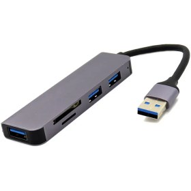 تصویر هاب COMBO USB 3.0 مدل 5IN1 