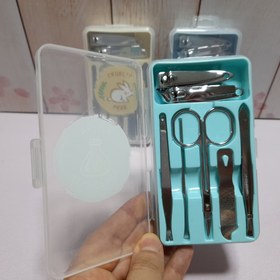 تصویر ست مانیکور استیل - آبی 