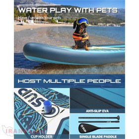 تصویر پدل برد E-SUP مدل AZURE لاجوردی 