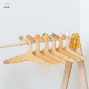 تصویر چوب لباسی مینی مال تدی تک منظوره 