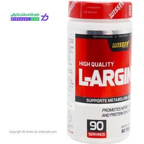 تصویر ال آرژنین 1000 میلی گرم ویثر 90 قرص L-Arginine 1000 mg Wisser 90 Tablets